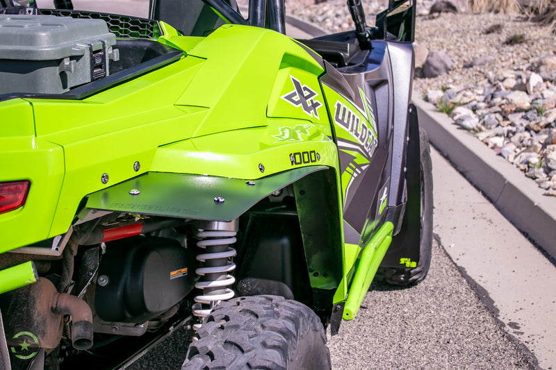 Arctic Cat WILDCAT XX 2018+ Fender Flare Extensions/Mud Flaps F&R