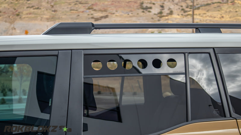 2025 Toyota Land Cruiser J250 Featuring Rokblokz Window Vents - Close