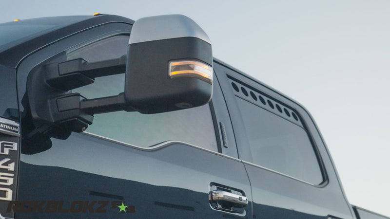 2017 Ford F-450 Featuring Rokblokz Window Vents - Single Row.2