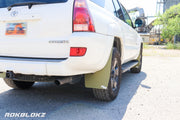 2005 4Runner SR5 Featuring Rokblokz Mud Flaps in Olive W/ White Logo