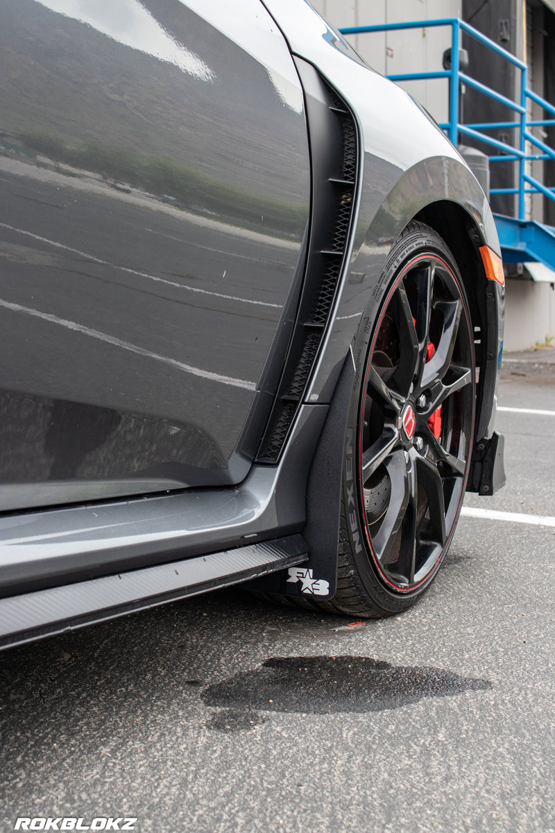 Honda Civic Type R 2017-2021 Rally Mud Flaps