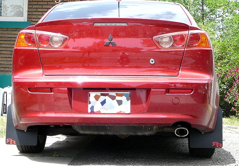 Mitsubishi Lancer Ralliart, OZ Rally 2008-2017 Rally Mud Flaps