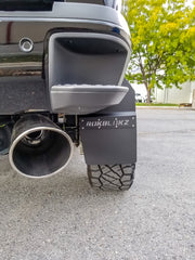 XL STEP BACK Mud Flaps by Rokblokz for (4th Gen) 2015-2018 Chevy Silverado 1500/2500HD SRW