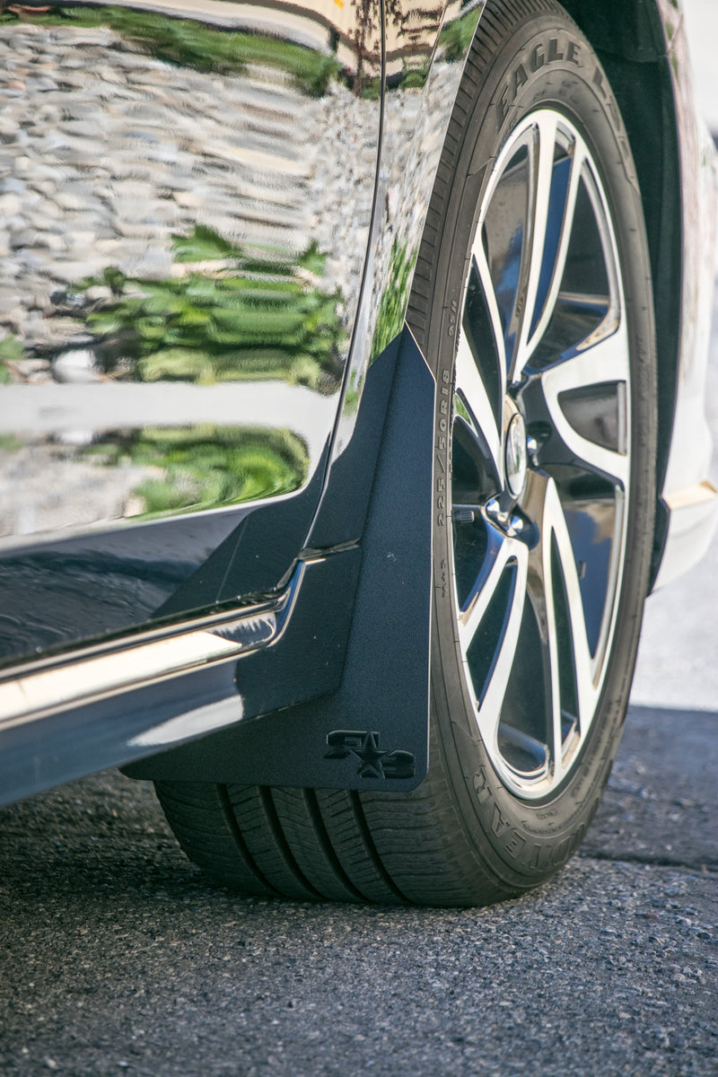 15-19 Subaru Legacy featuring Rokblokz Original Mud flaps in black