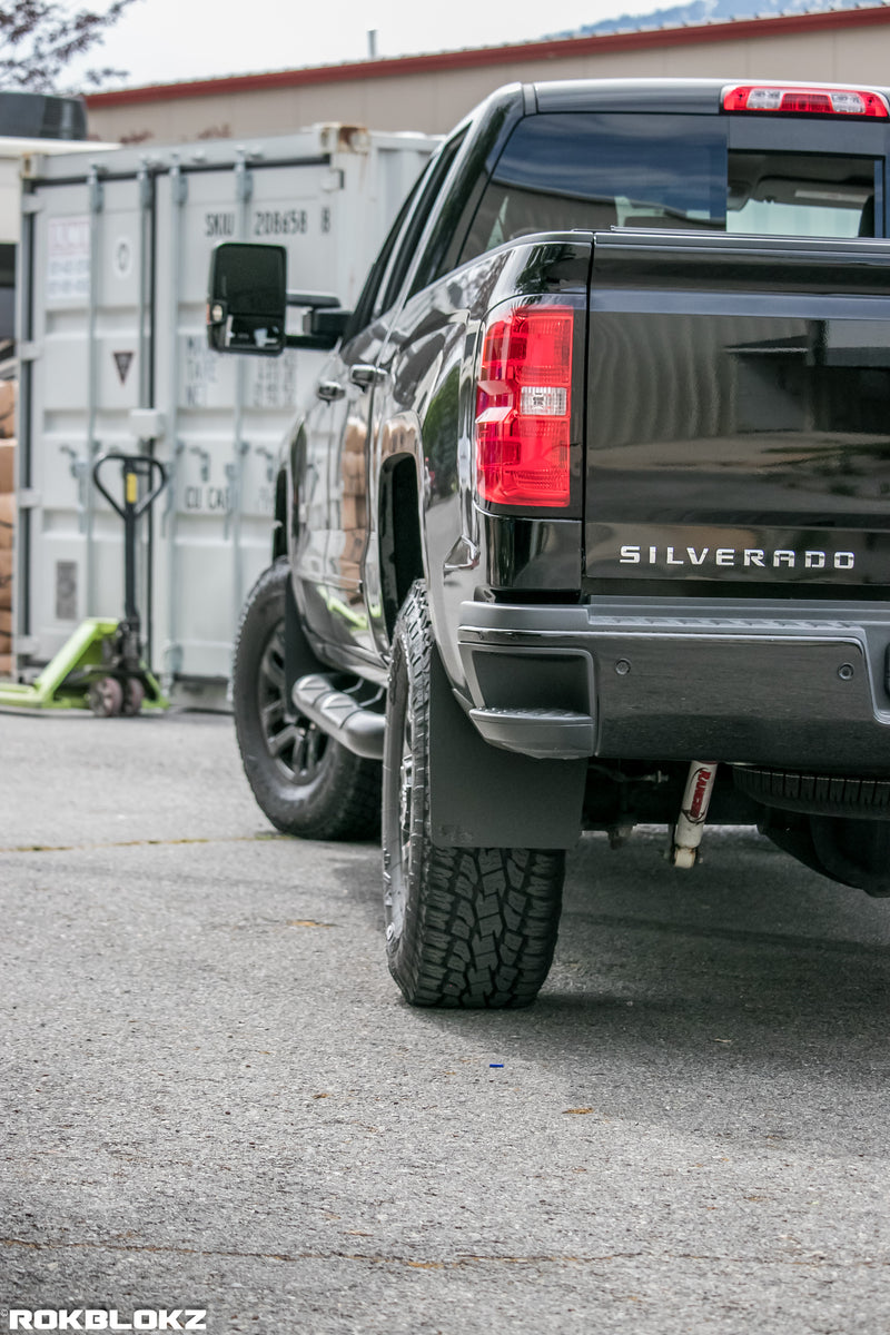 Chevrolet Silverado 1500/2500/3500 SRW (3rd GEN) 2015-2018 Mud Flaps