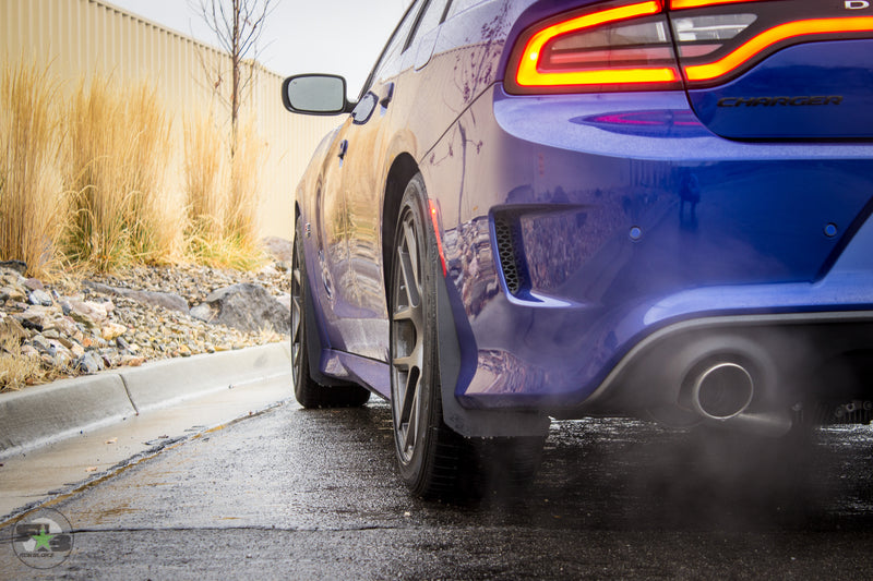 18 Dodge Charger FT. Rokblokz Splash Guards in Black