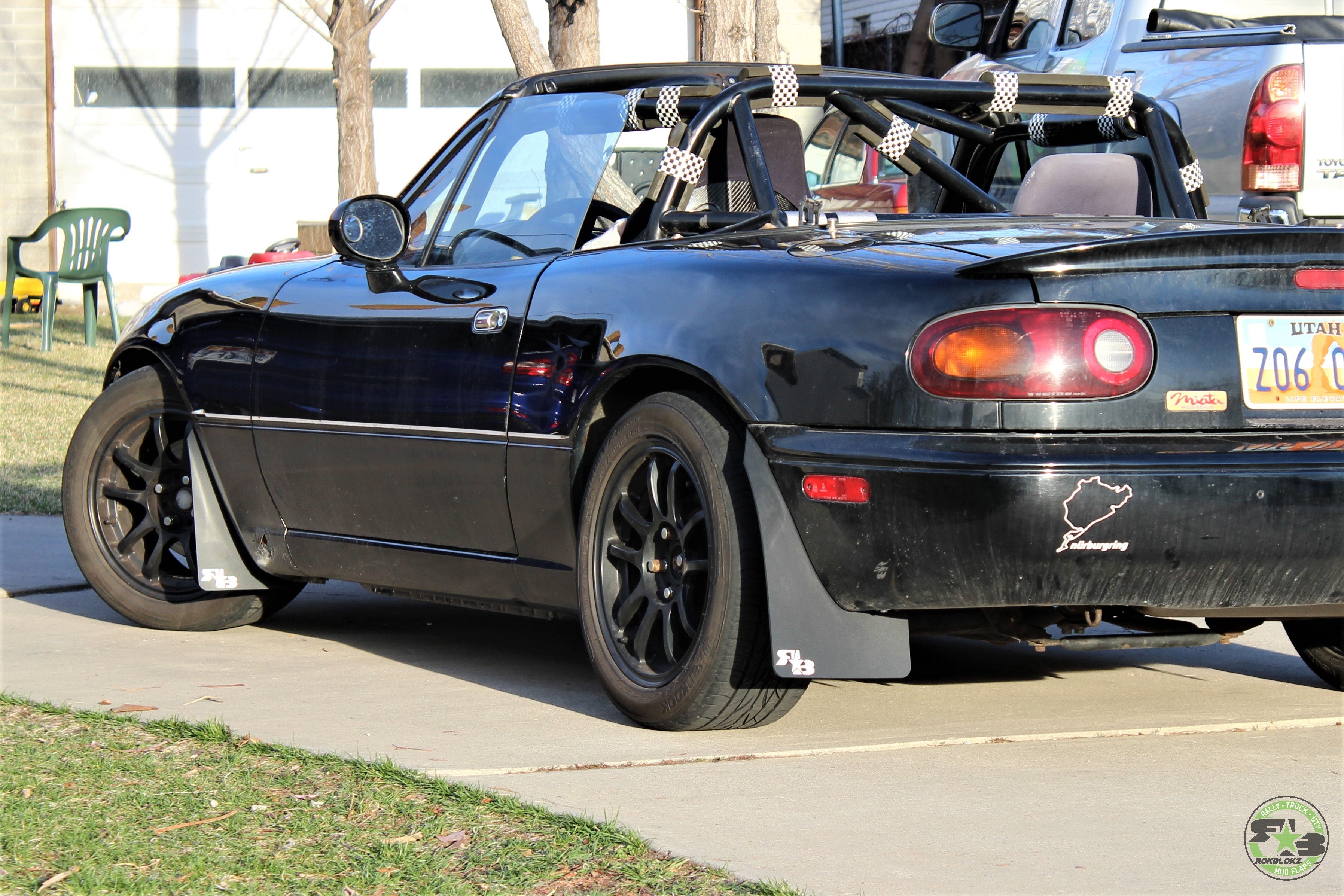 Mazda Miata 1990-1997 Rally Mud Flaps — RokBlokz