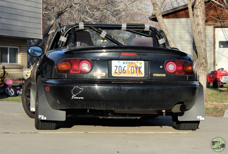 4 Pcs Front & Rear Mud Flaps Splash Guards For 1990-1997 Mazda Miata