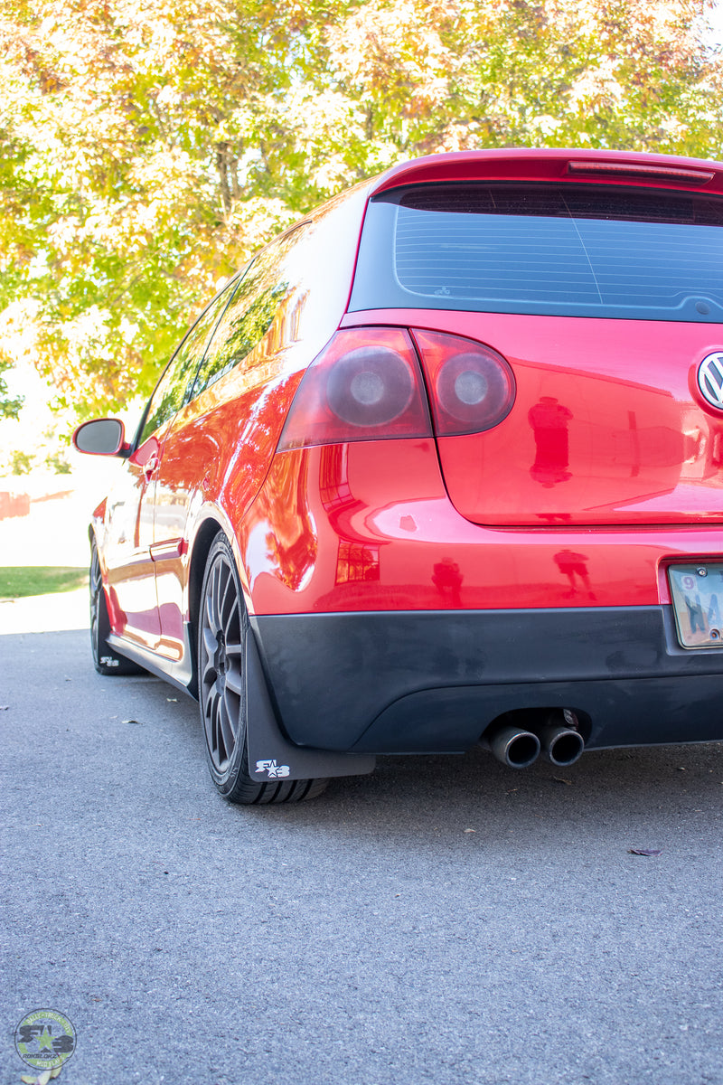 Volkswagen MK5, GOLF, VW Rally Mud Flaps 2004-2009