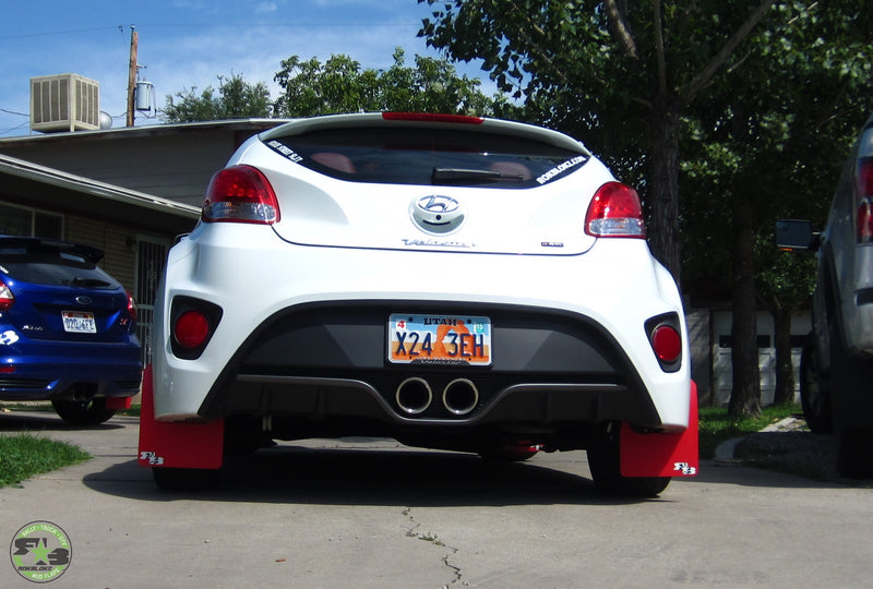 Hyundai Veloster 2012-2018 Rally Mud Flaps