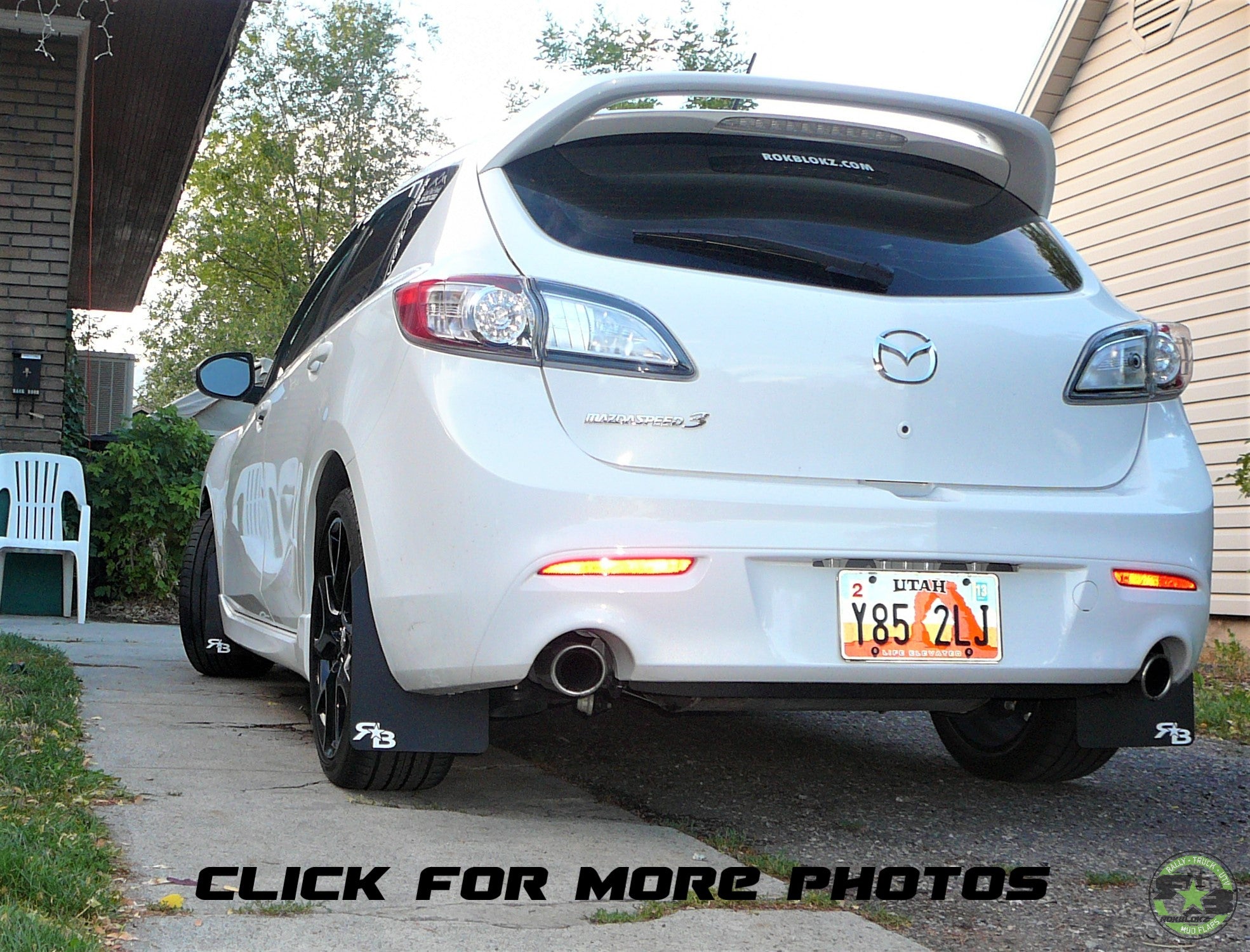 MAZDA SPEED3 & MAZDA3 (BL) 2010-2013 Rally Mud Flaps — RokBlokz