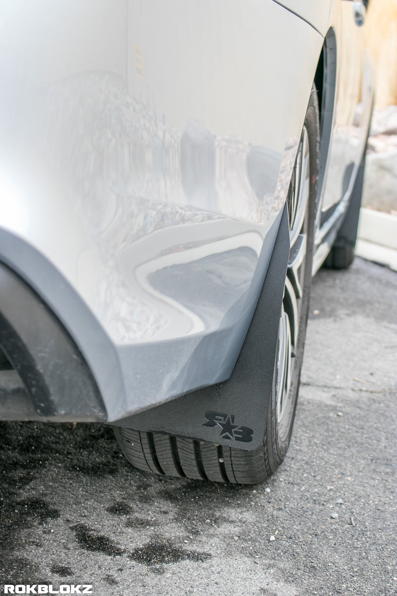 15-19 Subaru Legacy featuring Rokblokz Original Mud flaps in black