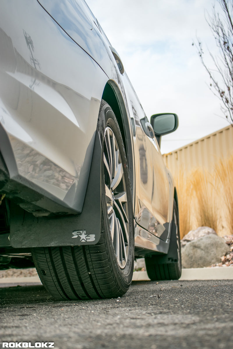 15-19 Subaru Legacy featuring Rokblokz Original Mud flaps in black