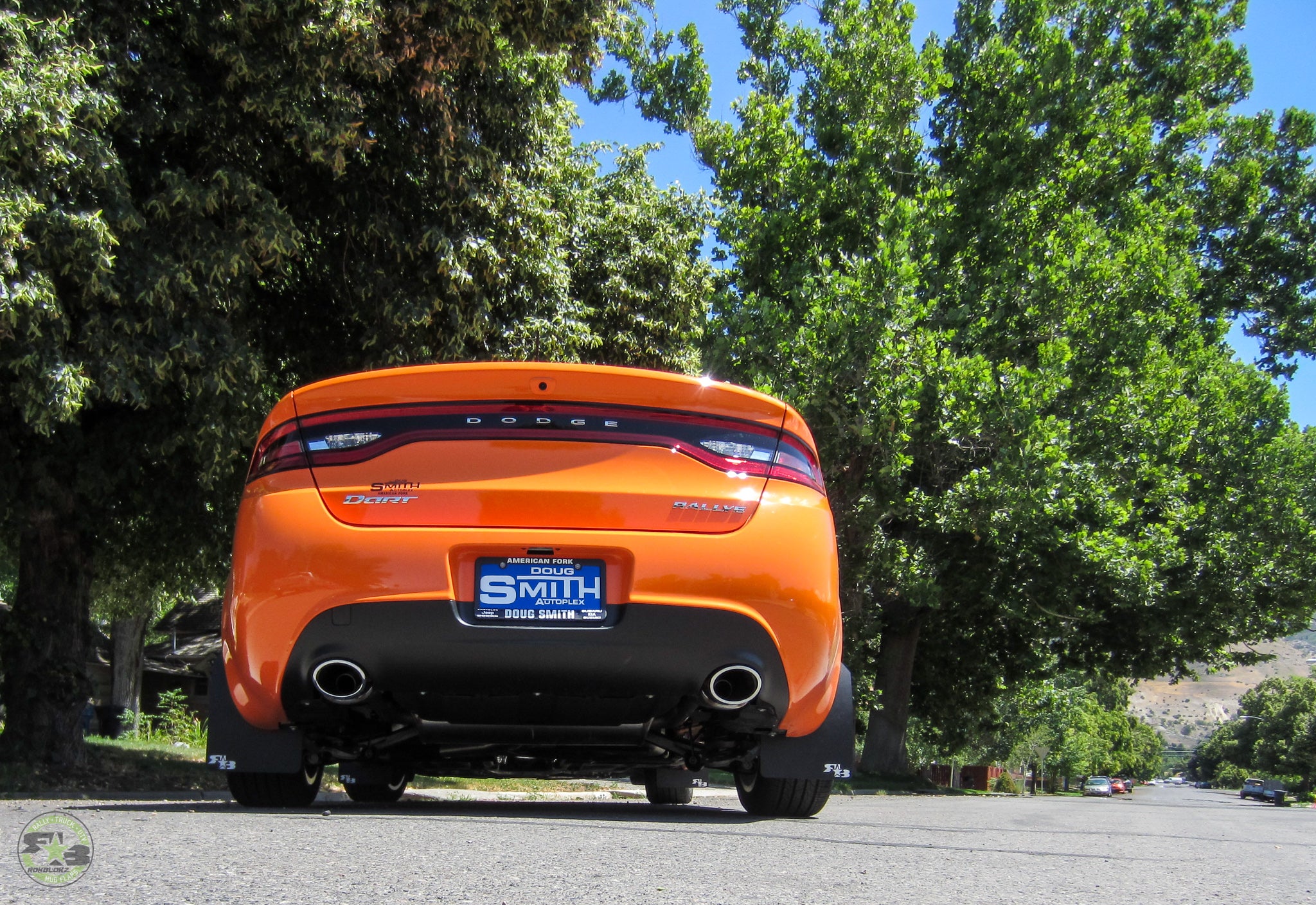 Dodge Dart 2013-2016 Rally Mud Flaps — RokBlokz
