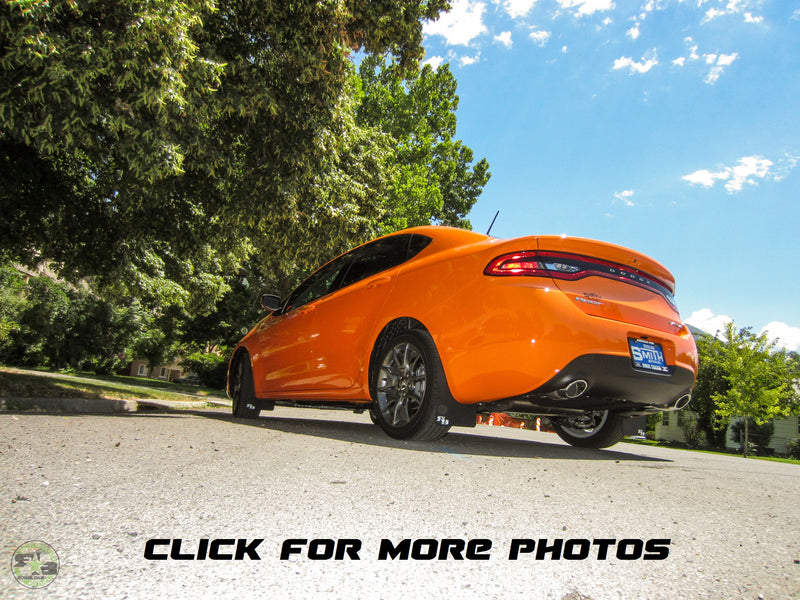 2016 Dodge Dart FT. Rokblokz Rally Mud Flaps in Original