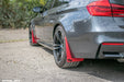 14-18 F80 BMW M3 featuring Rally Style flaps in red by Rokblokz