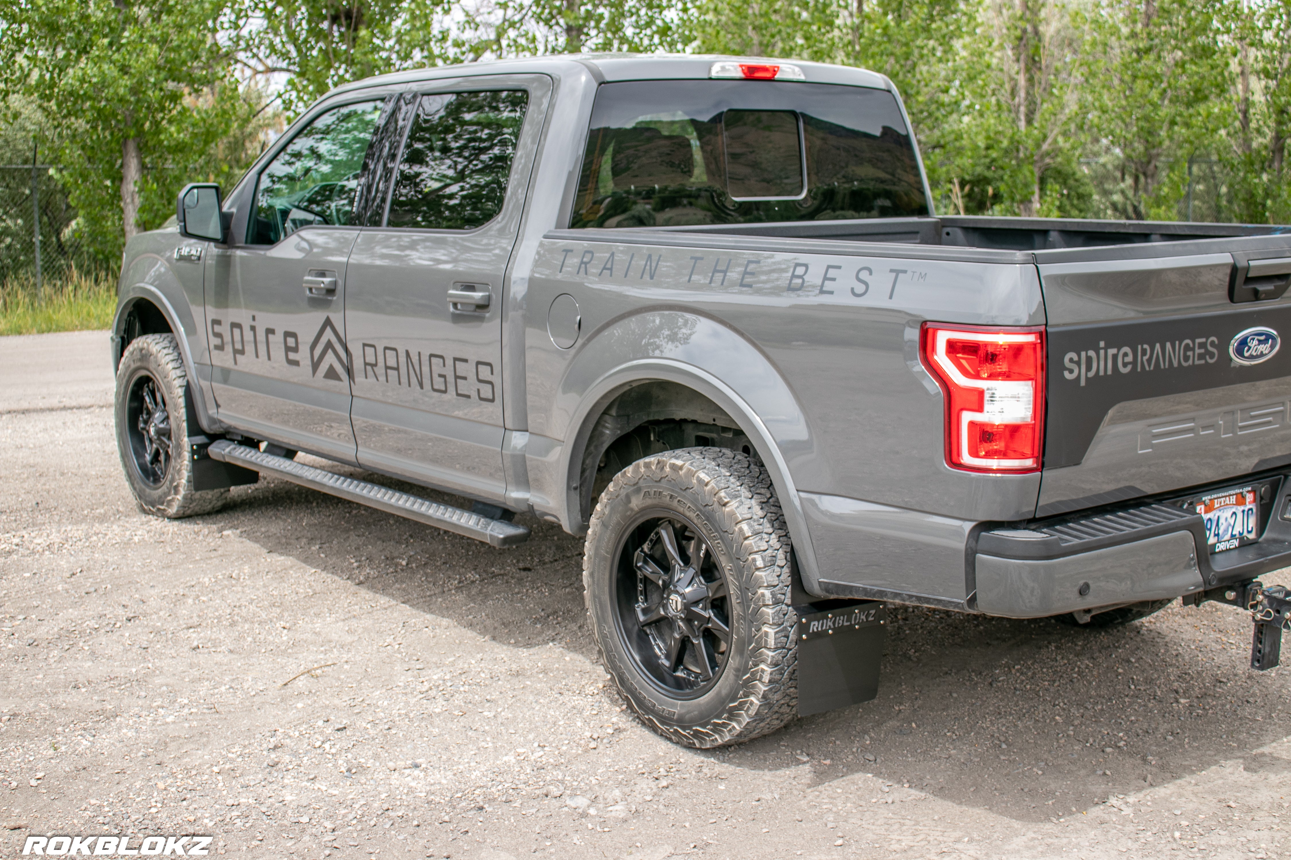 Ford F-150 2015-2020 Step Back Mud Flaps — RokBlokz