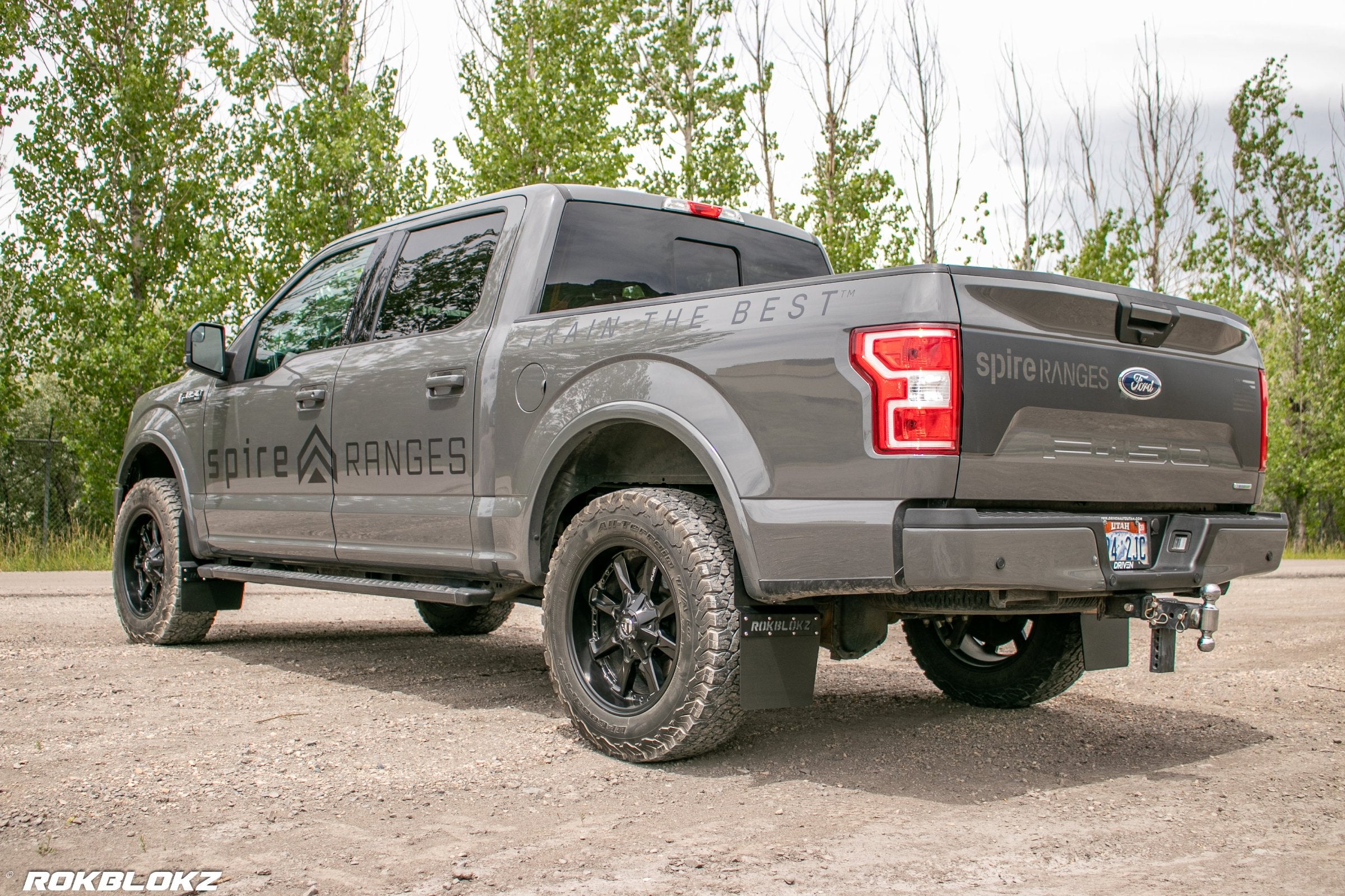 Ford F-150 2015-2020 Step Back Mud Flaps — RokBlokz