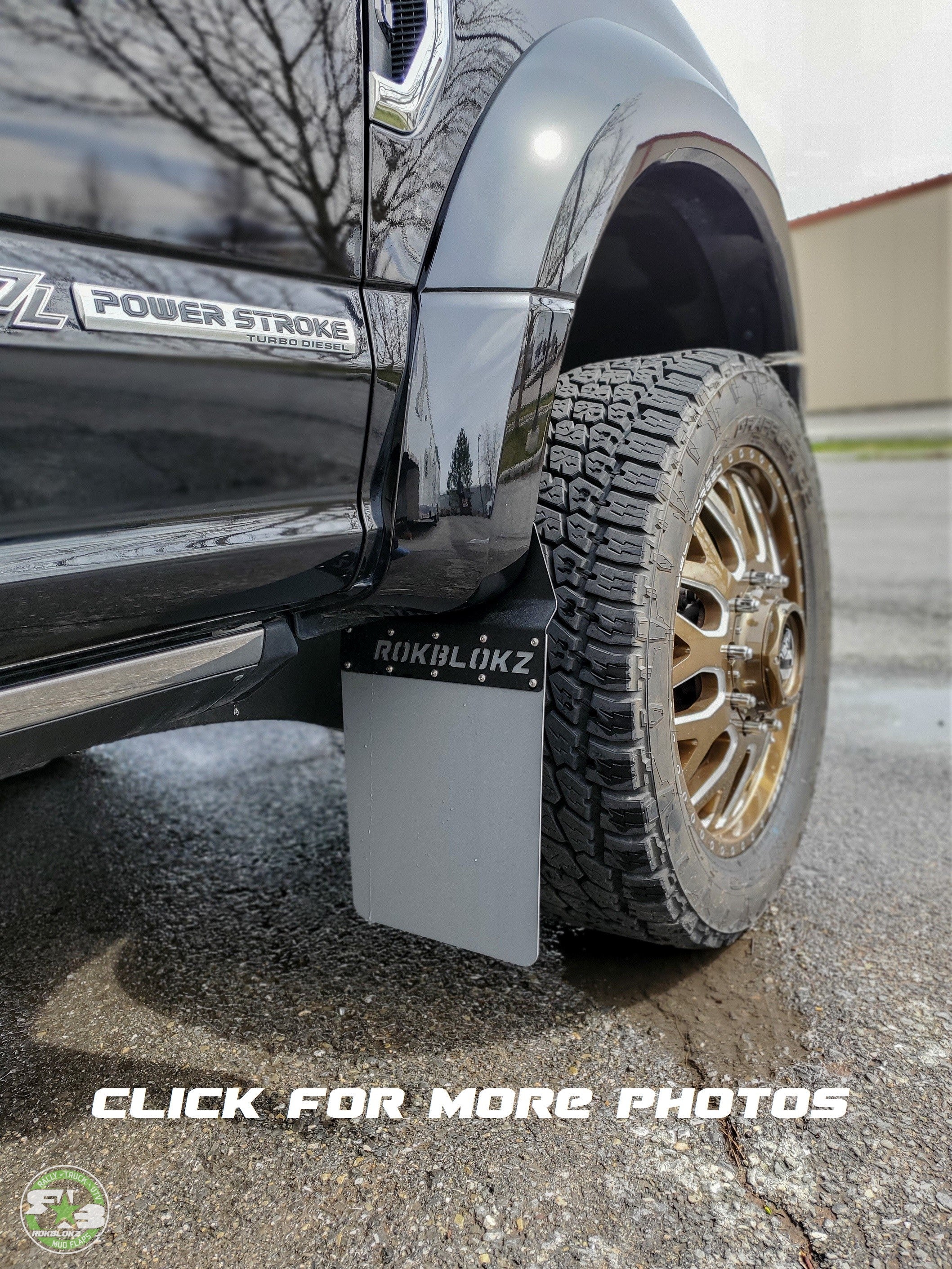 Ford F-450 SUPER DUTY DRW (Dually) 2017+ Mud Flaps - FRONT ONLY