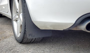 08-16 Audi A4 Wagon Featuring Rokblokz Rally Mud Flaps in Black - rear up close