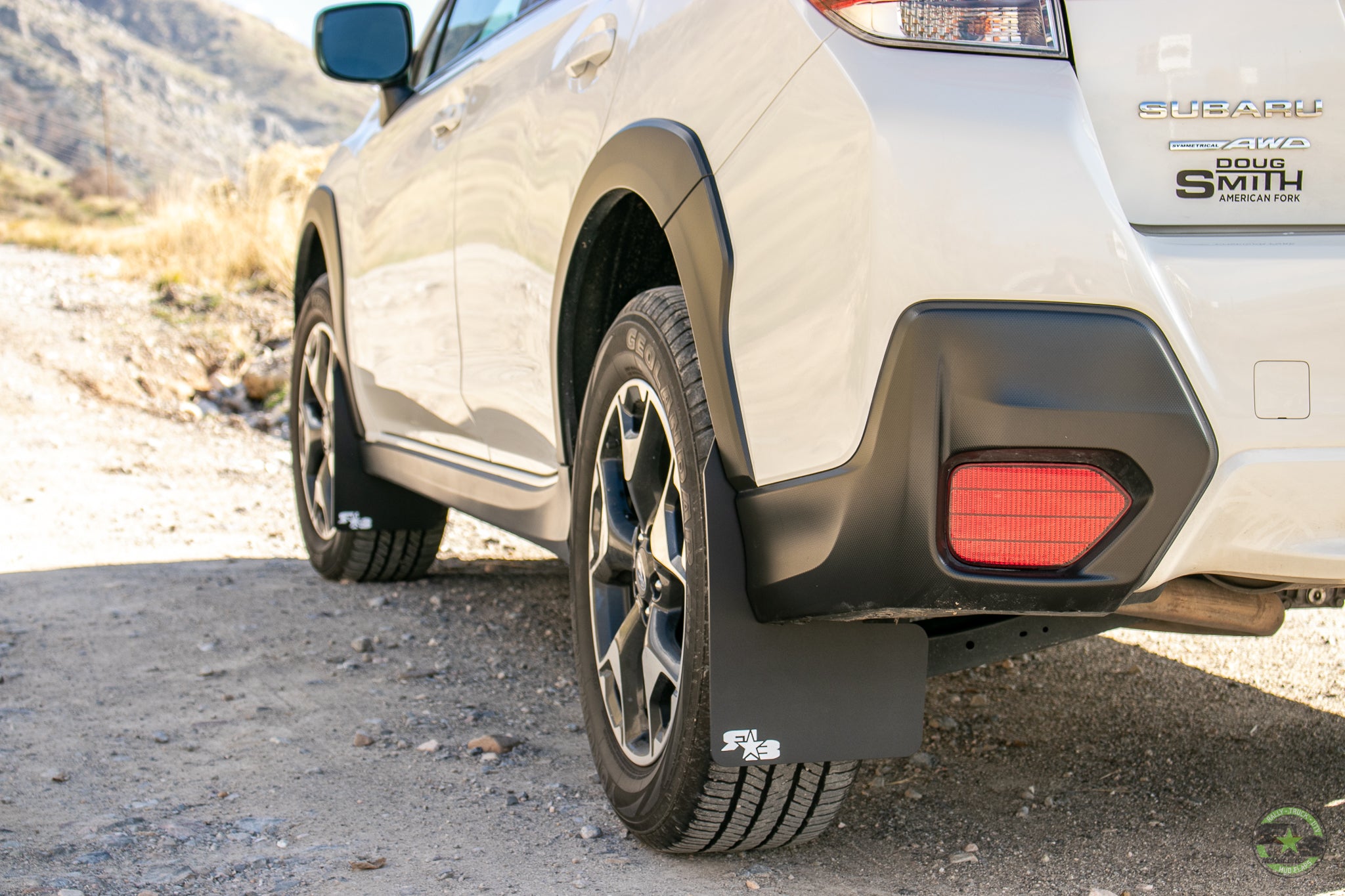 Subaru CrossTrek 2018-2023 Rally Mud Flaps — RokBlokz