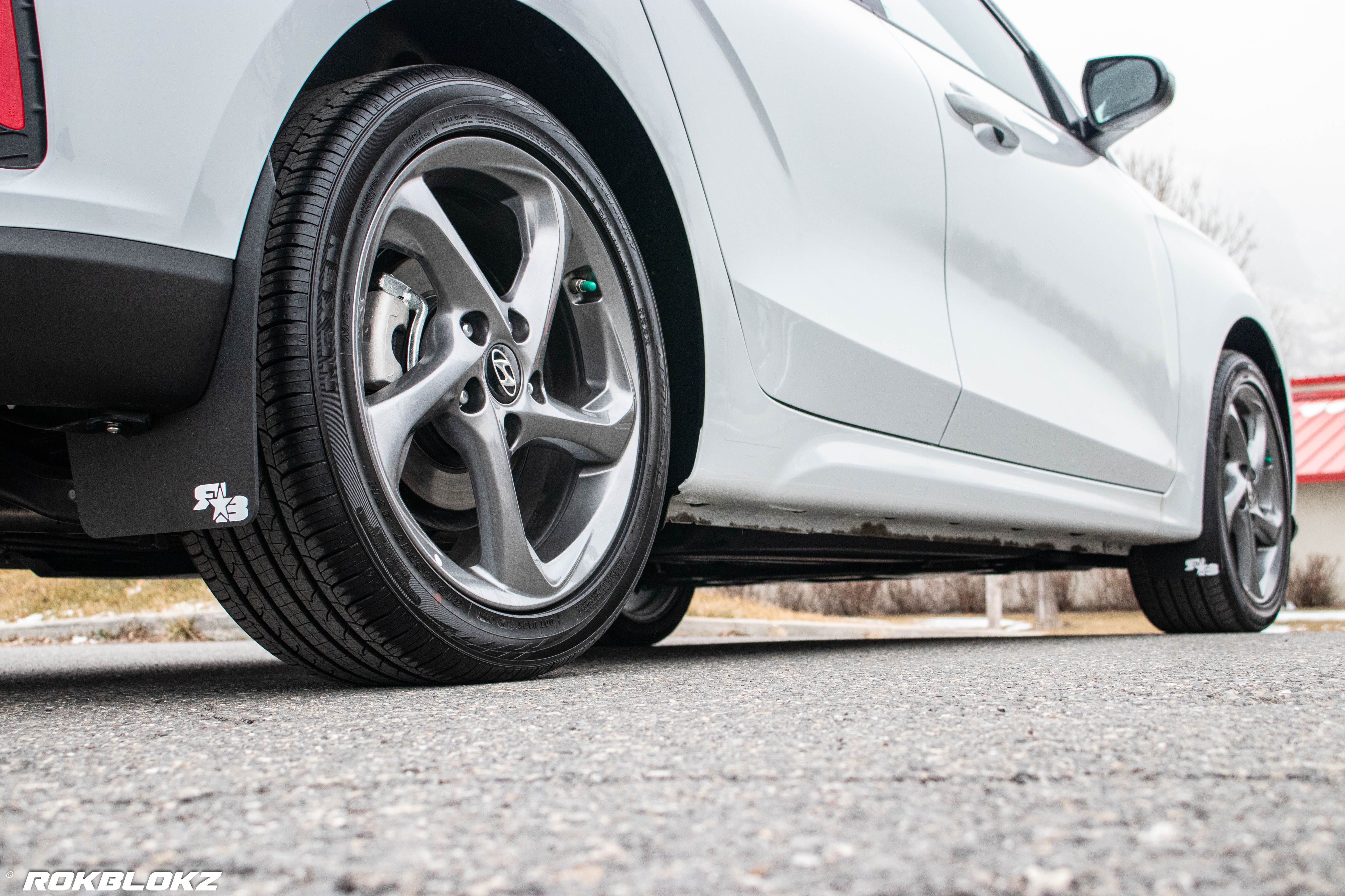 Hyundai Veloster (2nd Gen) 2019-2022 Rally Mud Flaps — RokBlokz