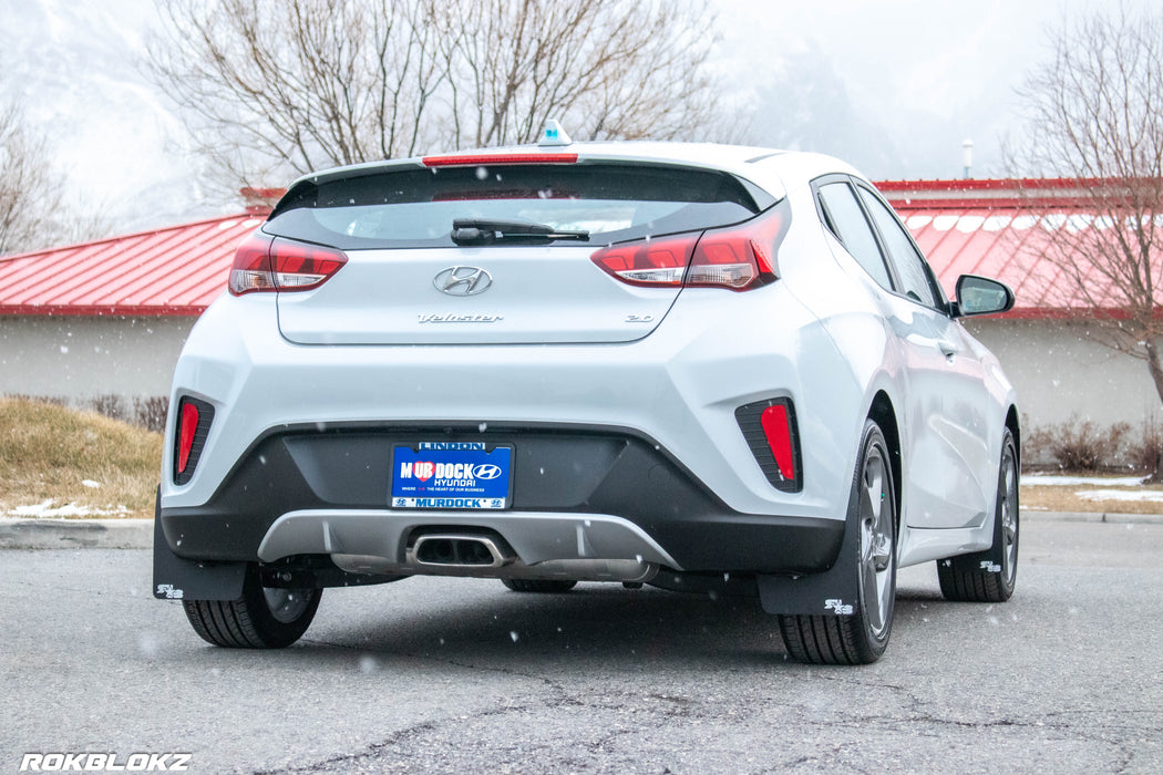 Hyundai Veloster (2nd Gen) 2019-2022 Rally Mud Flaps