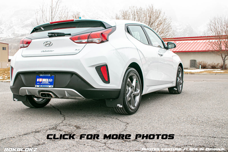 Hyundai Veloster (2nd Gen) 2019-2022 Rally Mud Flaps