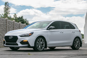2019 Elantra Featuring ORIGINAL length Rokblokz Mud flaps in Black