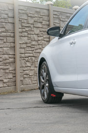 2019 Elantra Featuring ORIGINAL length Rokblokz Mud flaps in Black
