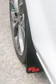 2019 Elantra Featuring ORIGINAL length Rokblokz Mud flaps in Black