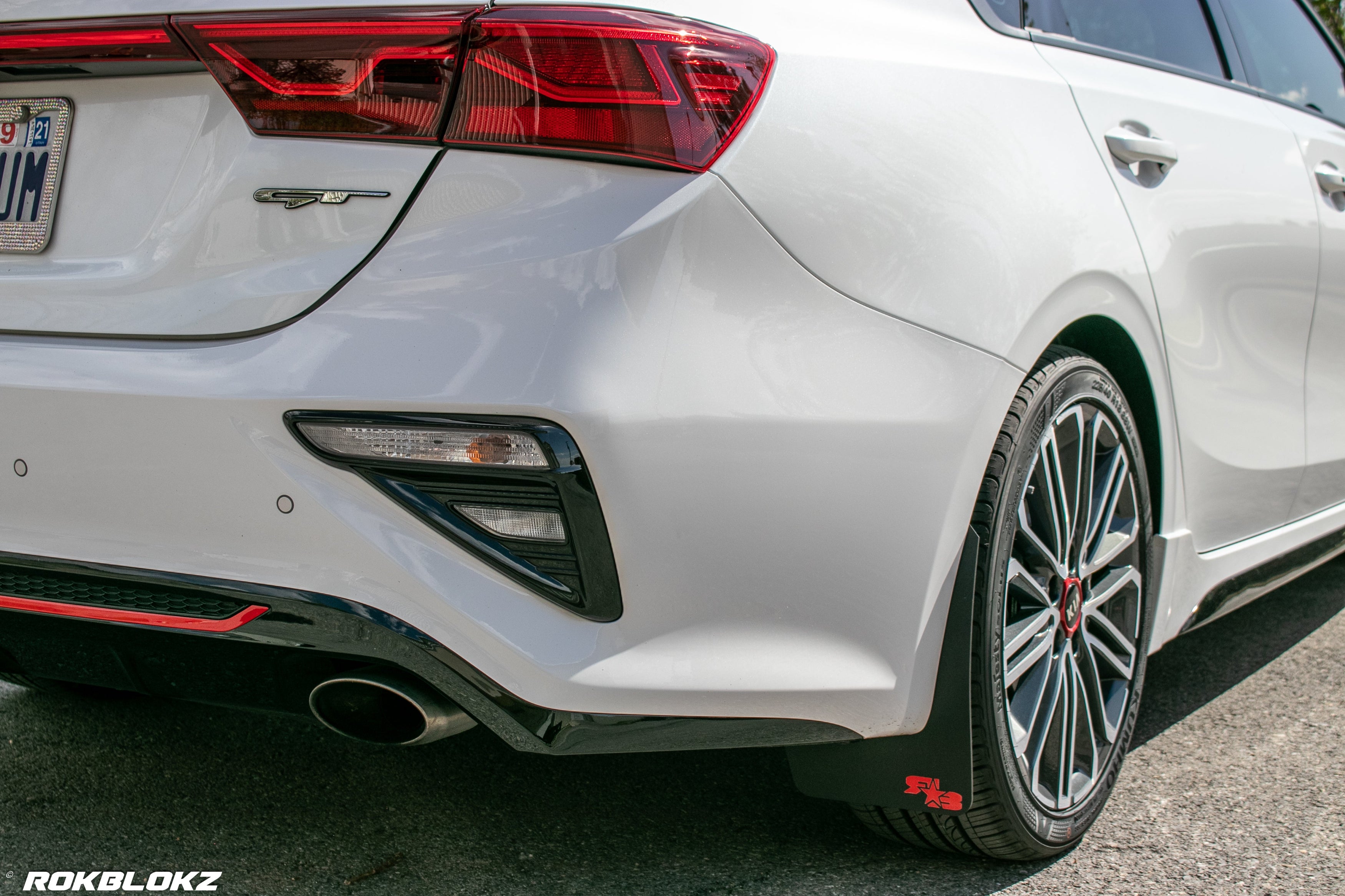 2019+ Kia Forte GT Rally Style Mud Flaps — RokBlokz