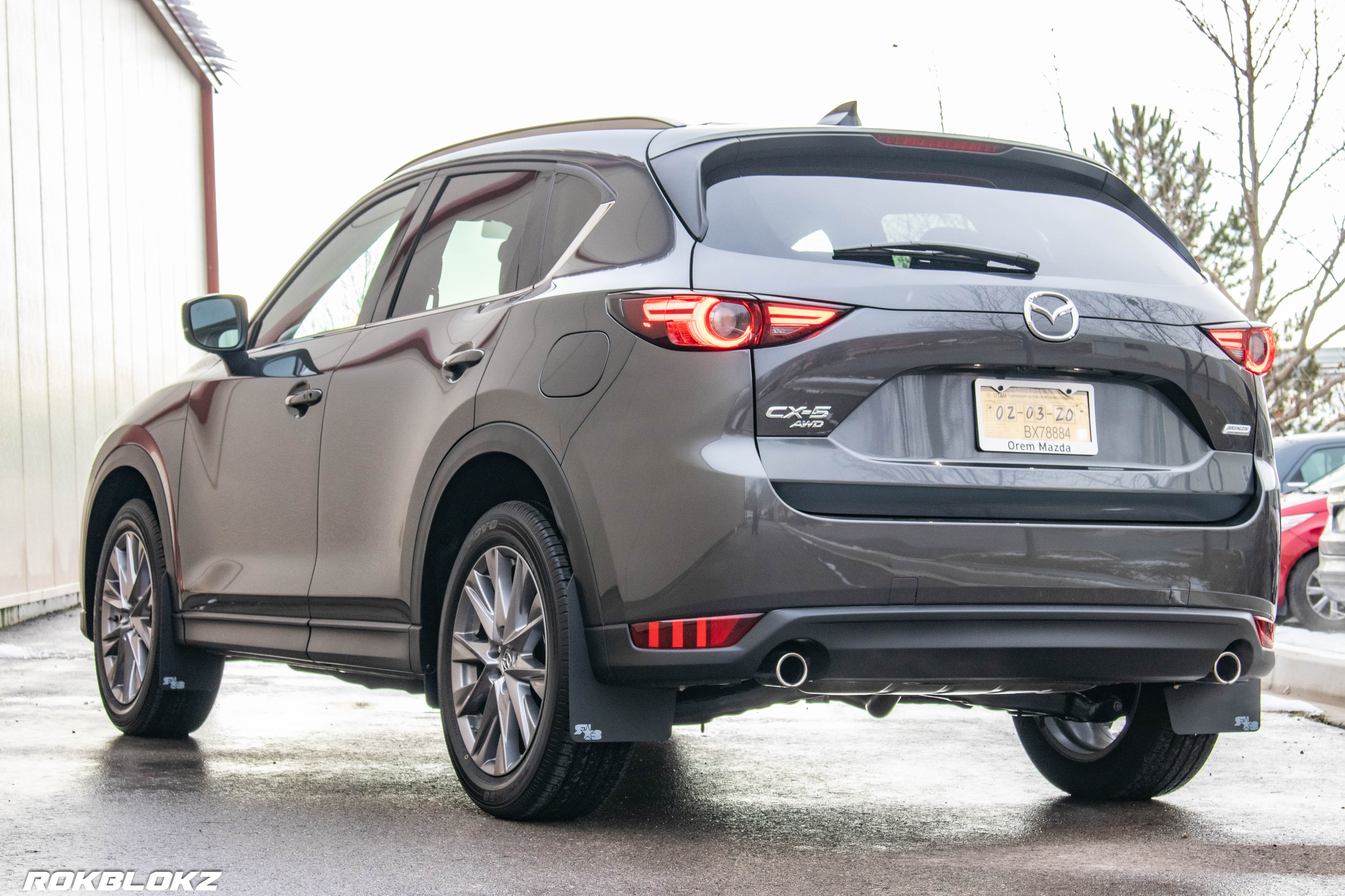 Mazda CX-5 (KF) 2017-2021 Rally Mud Flaps — RokBlokz