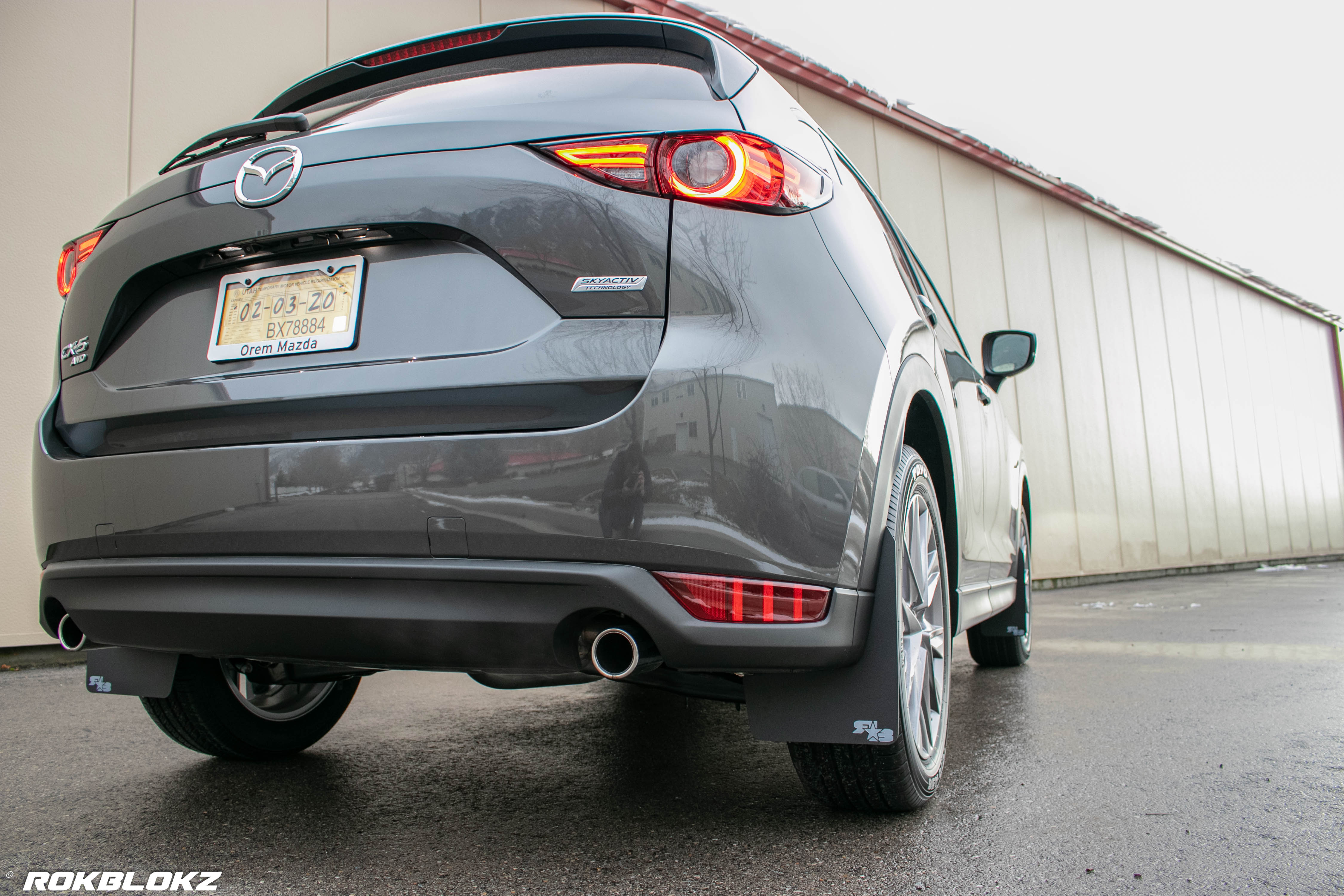 Mazda CX-5 (KF) 2017-2021 Rally Mud Flaps — RokBlokz