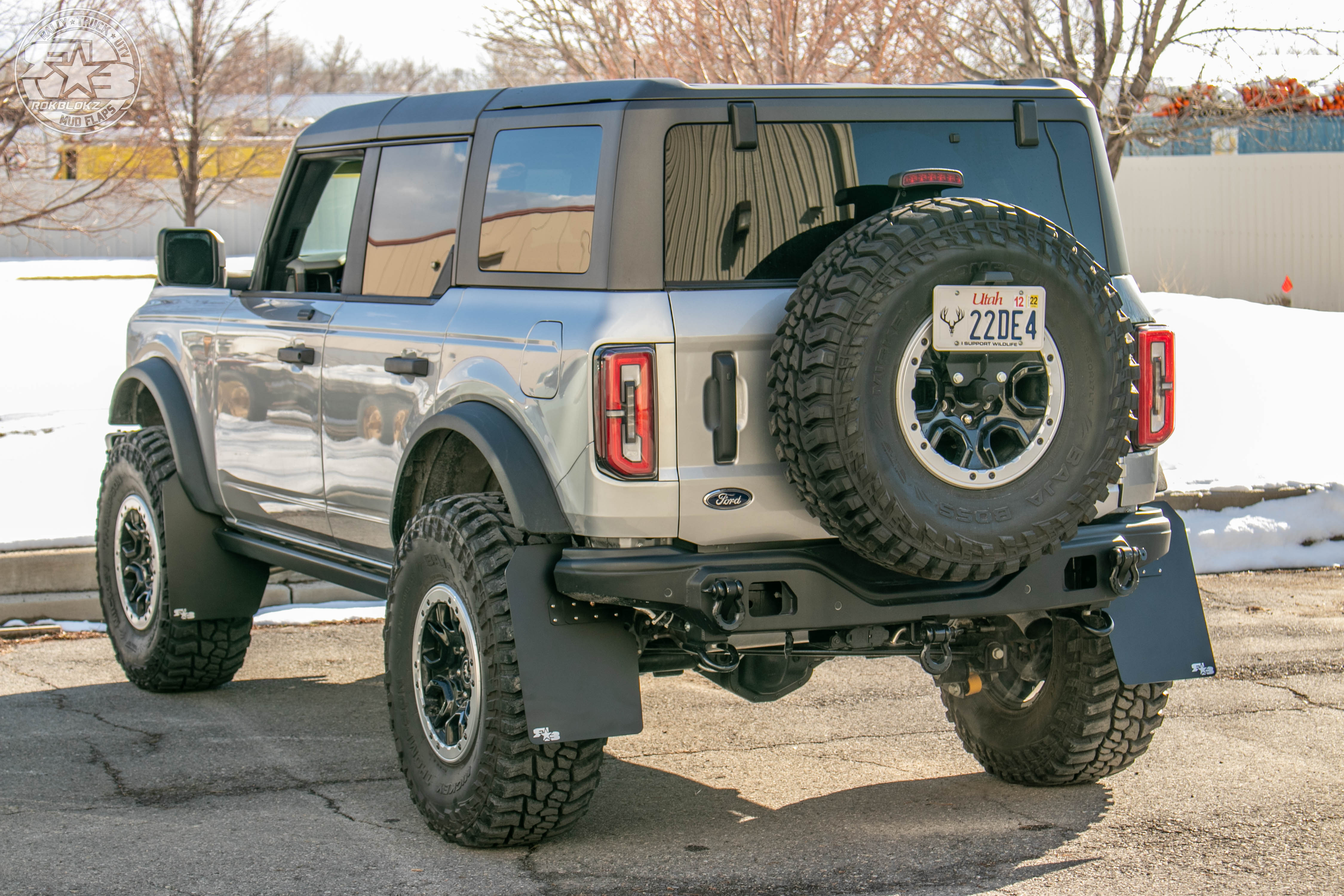 Ford Bronco Mud Flaps 2021+ - Quick Release - XL SIZE — RokBlokz
