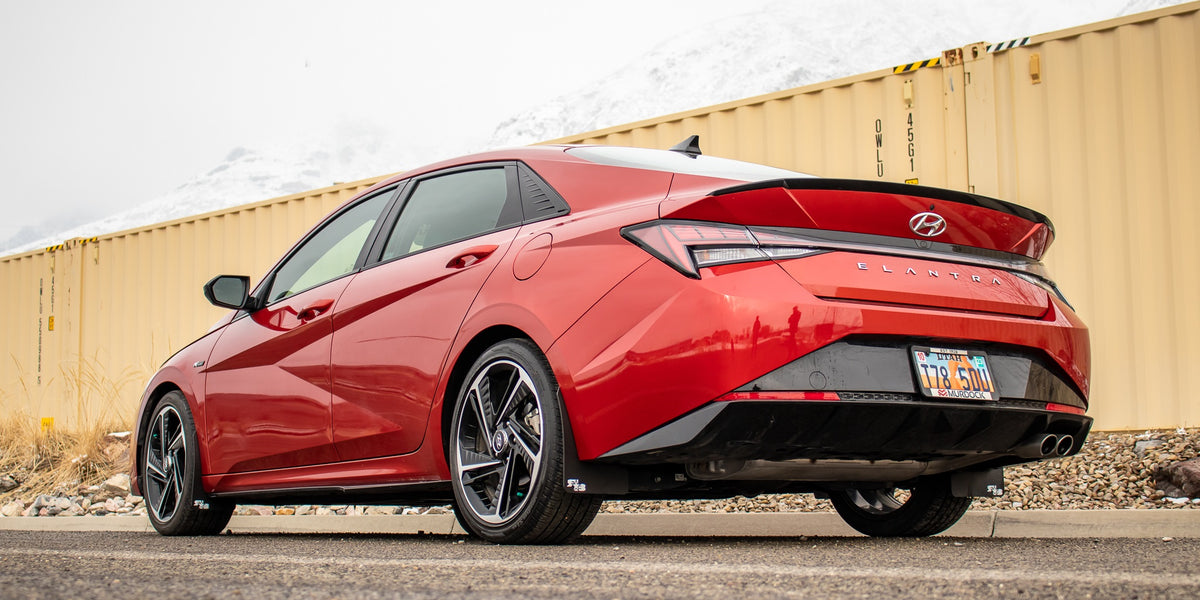 Hyundai Elantra N & N-Line Sedan 2021-2023 Mud Flaps — RokBlokz