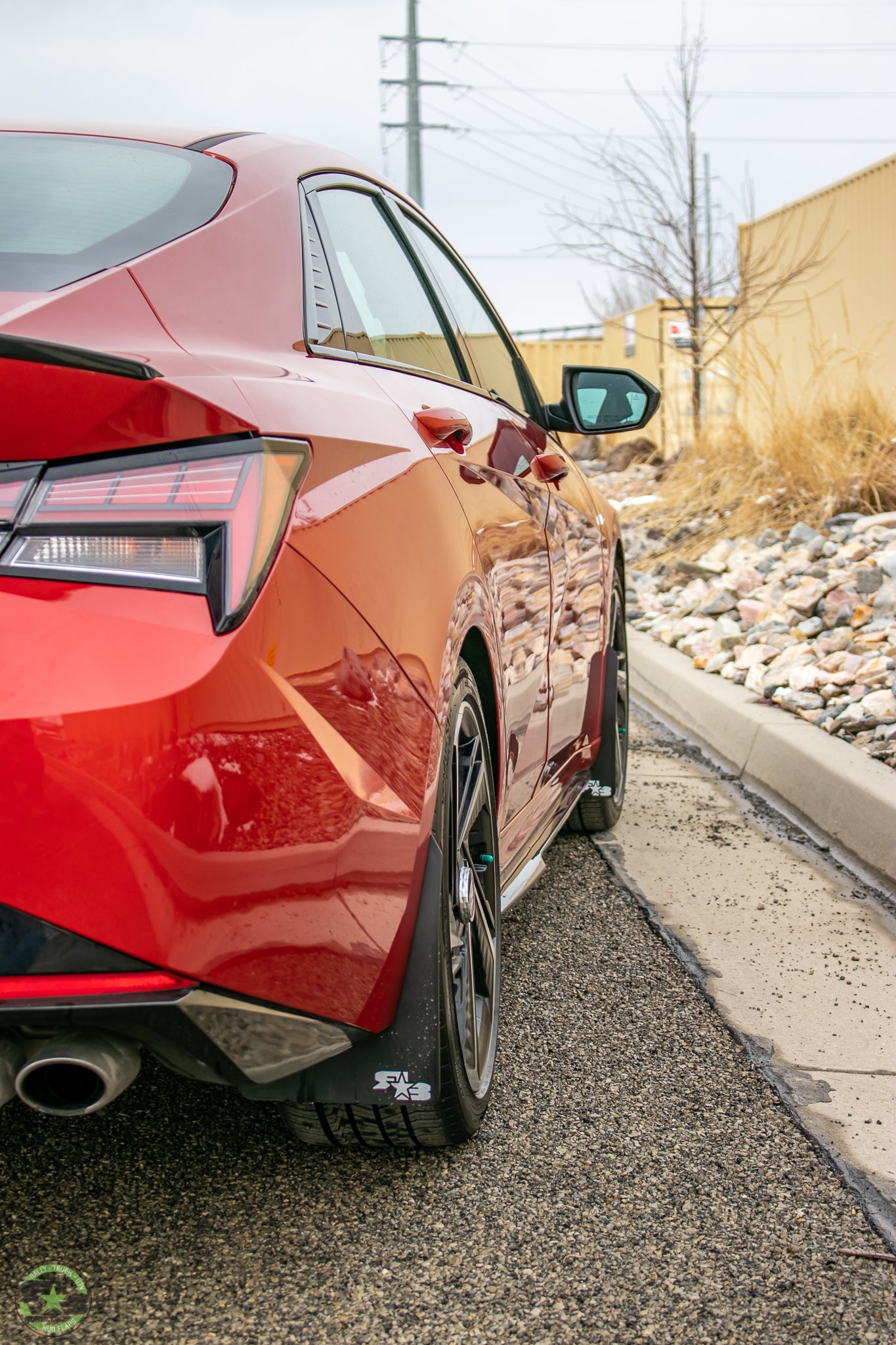 Hyundai Elantra N & N-Line Sedan 2021-2023 Mud Flaps — RokBlokz