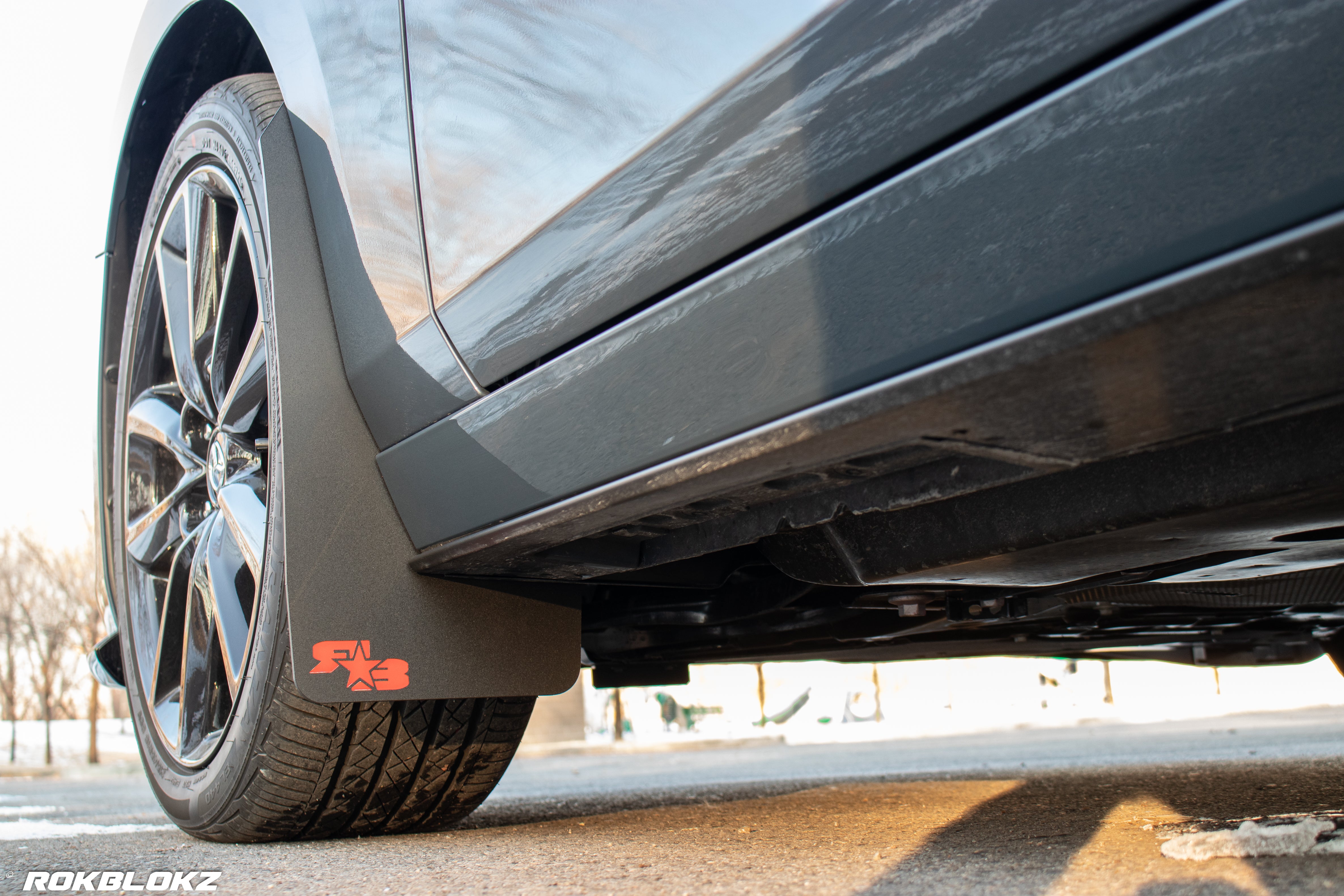 MAZDA3 Hatchback 2019+ Rally Mud Flaps — RokBlokz