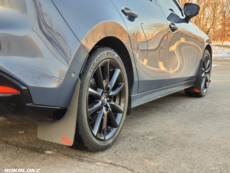 MAZDA3 Hatchback 2019+ Rally Mud Flaps