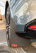 2021 AWD Mazda3 Turbo Featuring Rokblokz Mud Flaps in Black w/ red logo Original length