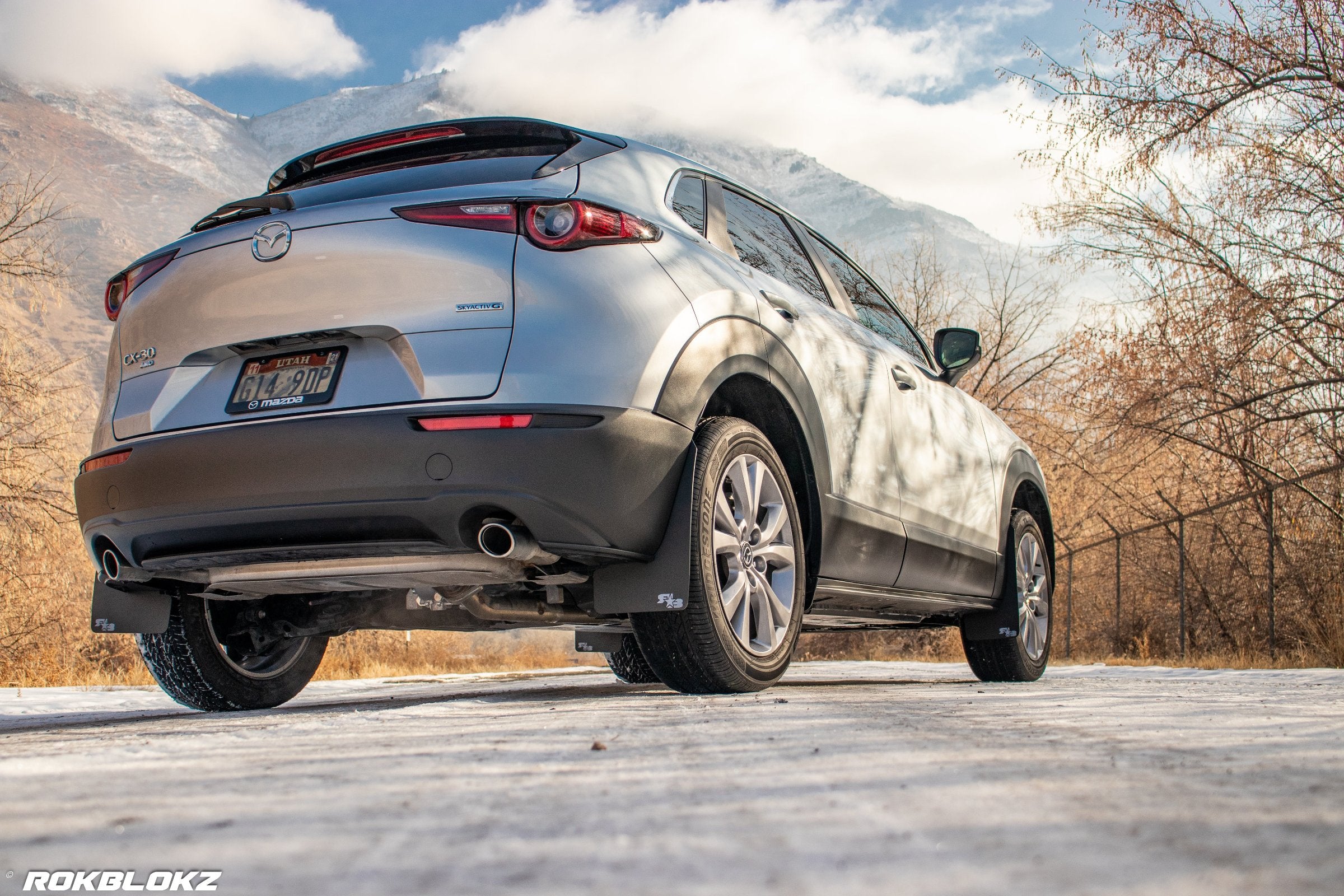 Mazda CX-30 2020+ Rally Mud Flaps — RokBlokz
