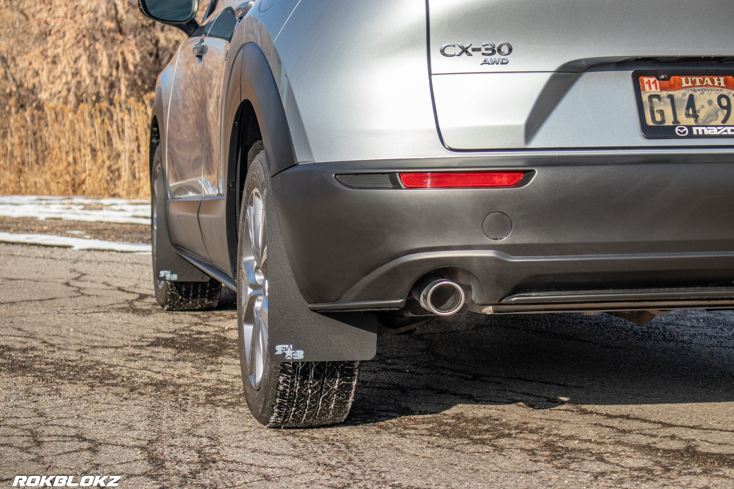 Mazda CX-30 2020+ Rally Mud Flaps — RokBlokz