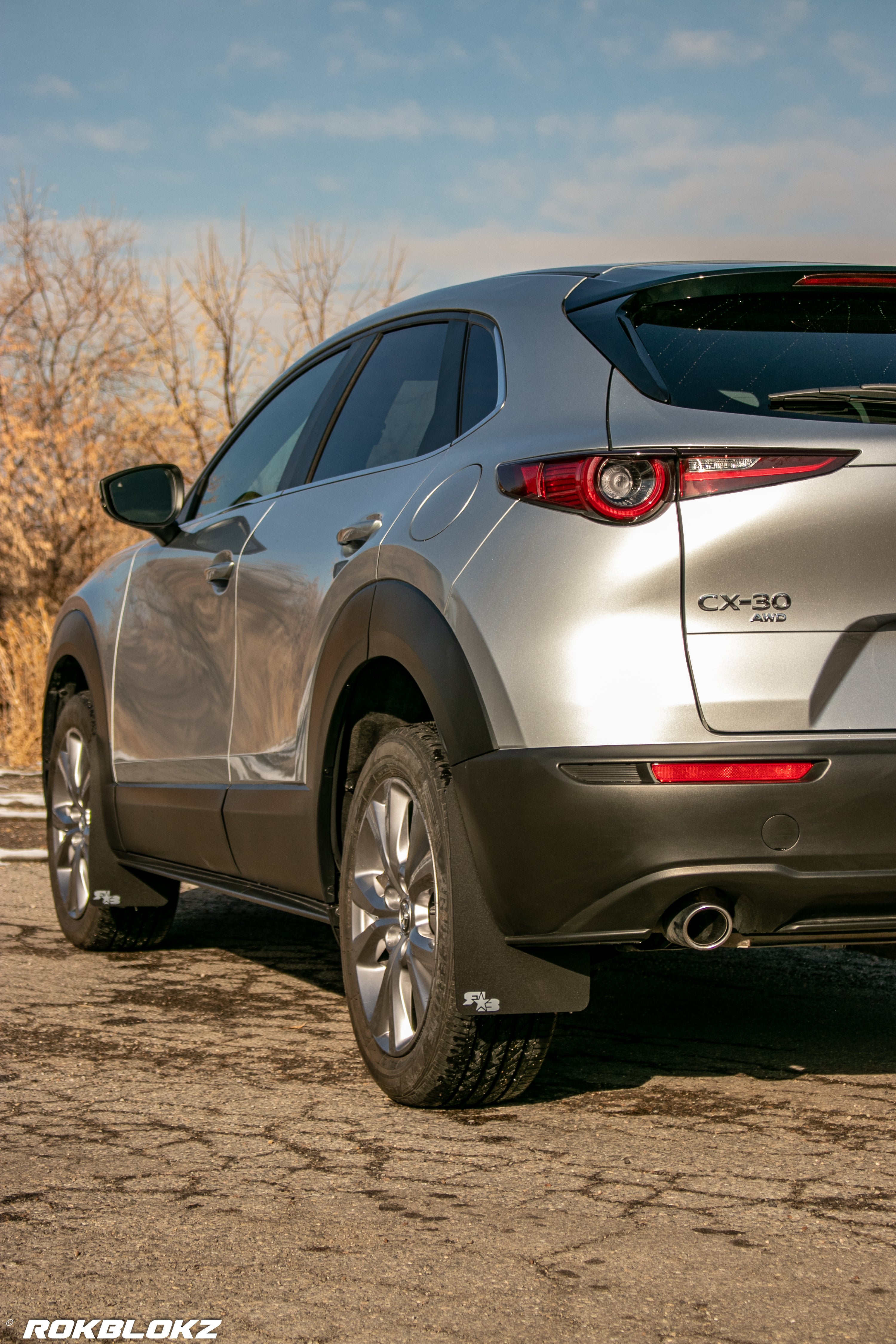 Mazda CX-30 2020+ Rally Mud Flaps — RokBlokz