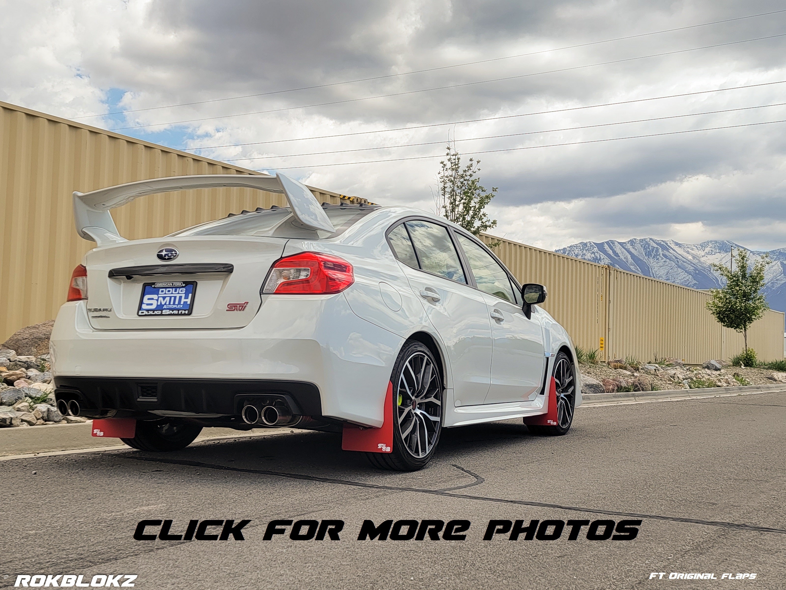 Subaru WRX STI Sedan (VA) 2015-2021 Rally Mud Flaps — RokBlokz