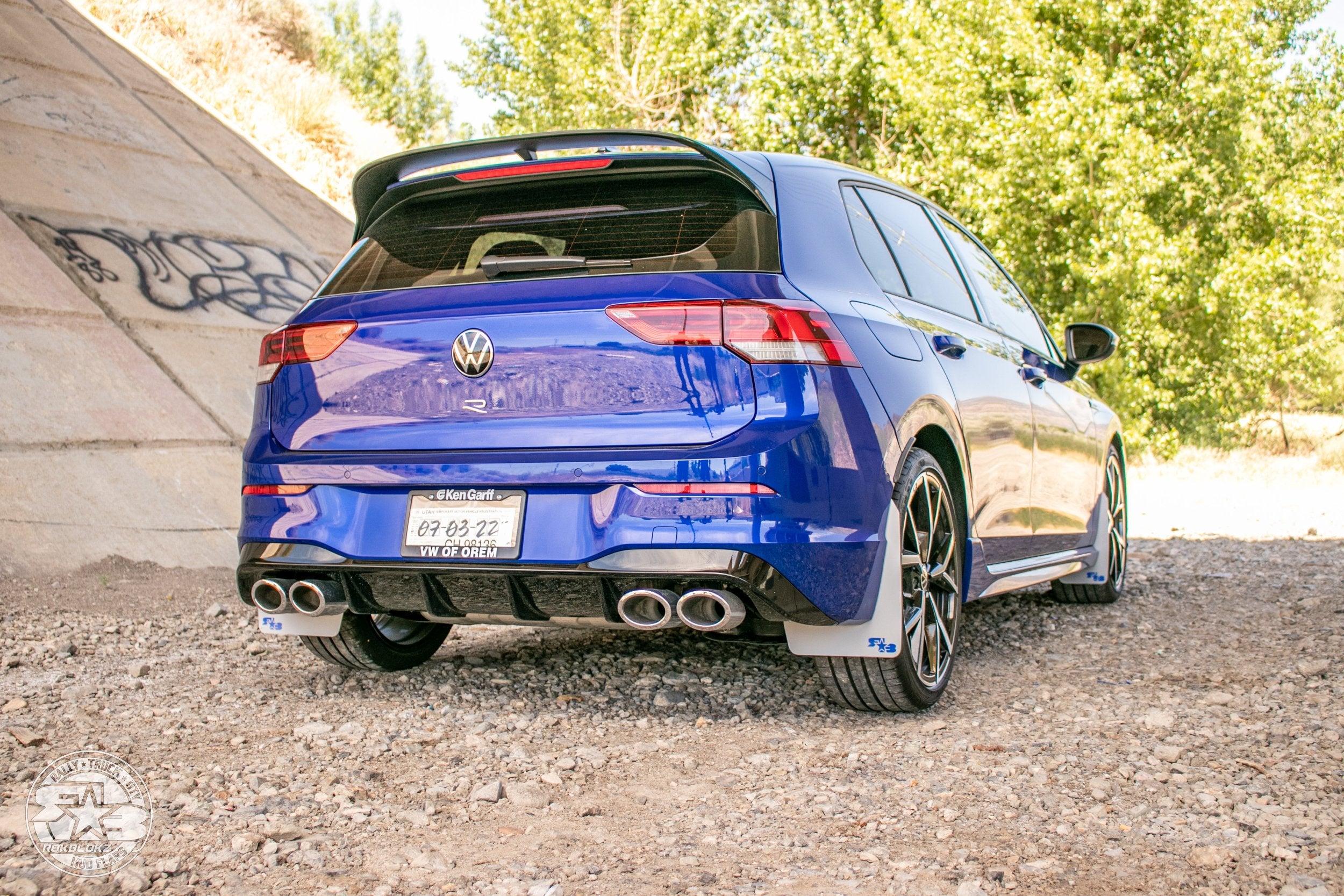 Volkswagen Golf GTI, R (MK8 ) 2022+ Rally Mud Flaps — RokBlokz