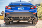 2022 Subaru WRX Featuring Rokblokz Rally Mud Flaps in Black - rear view
