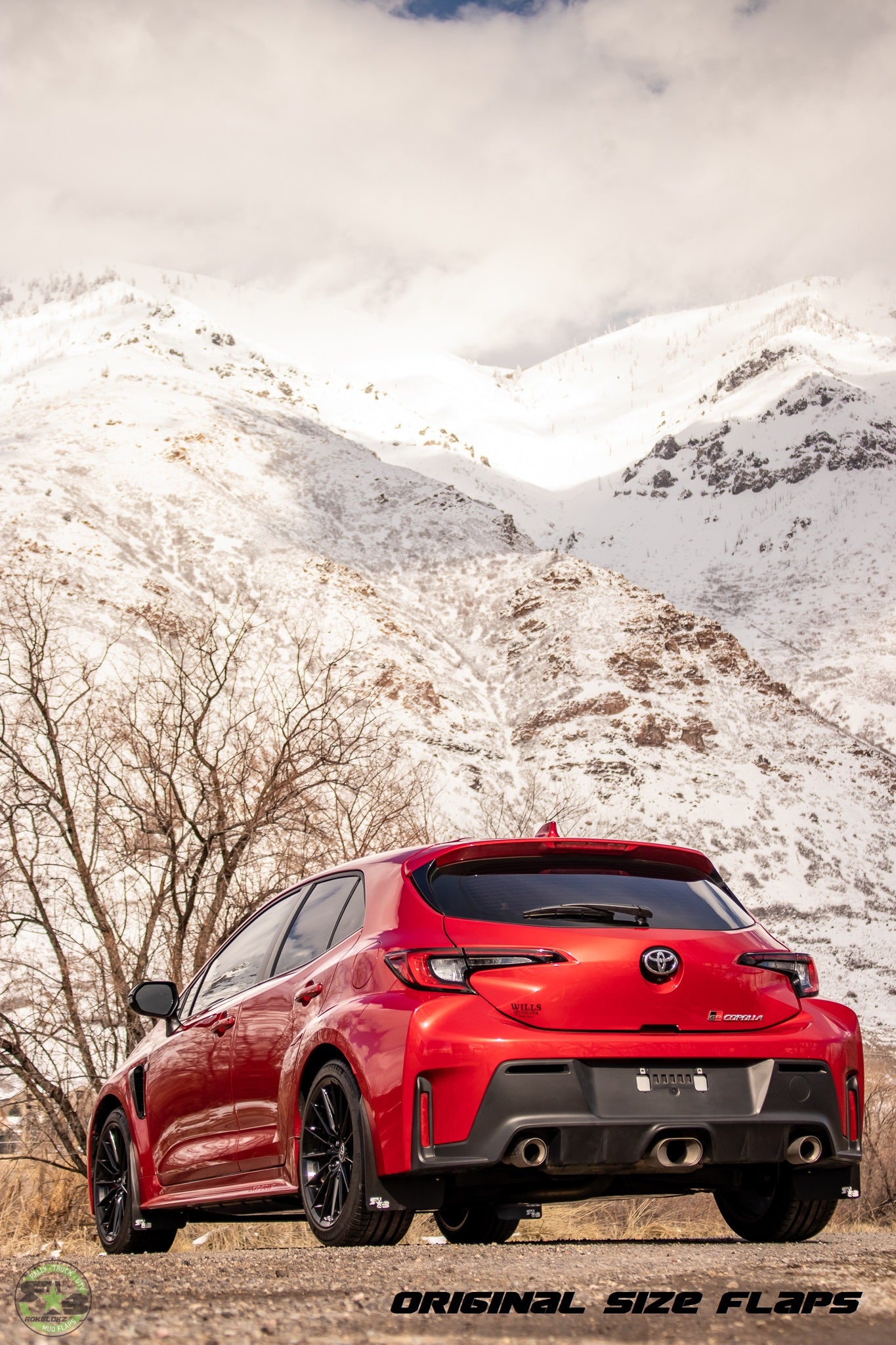 Toyota GR Corolla 2023+ Rally Mud Flaps — RokBlokz