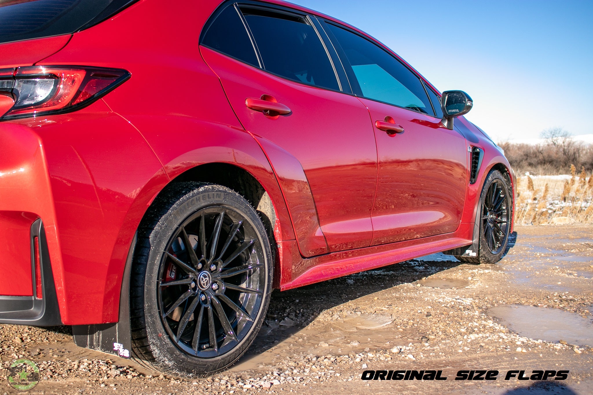 Toyota GR Corolla 2023+ Rally Mud Flaps — RokBlokz