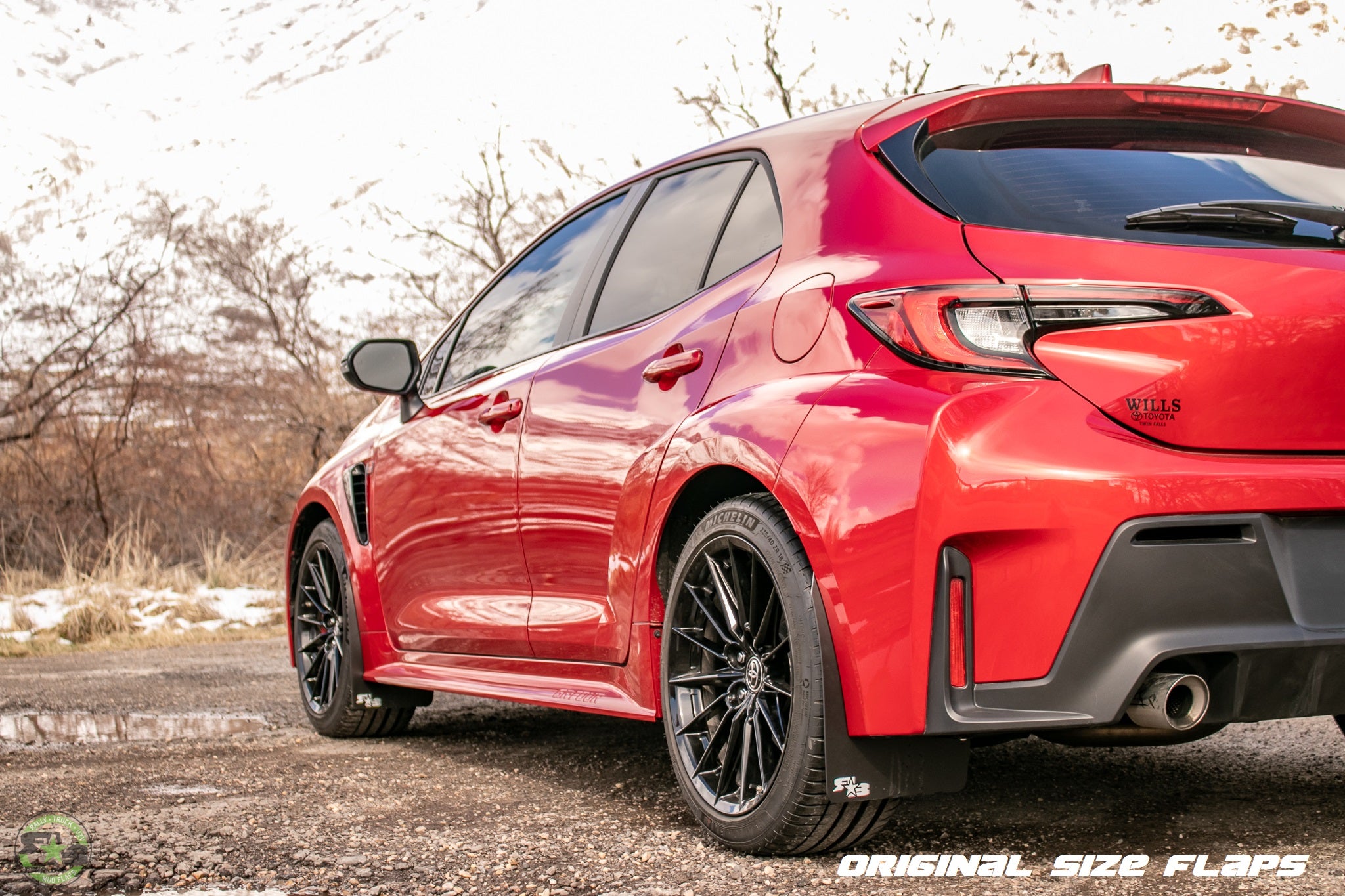 Toyota GR Corolla 2023+ Rally Mud Flaps — RokBlokz