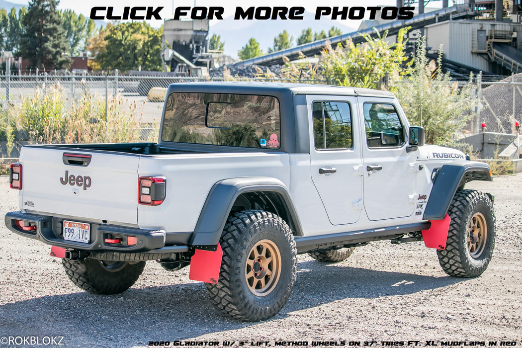 Jeep Gladiator (JT) 2020+ Quick Release Mud Flaps - Front & Rear
